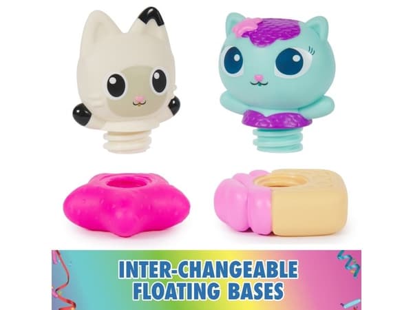 Gabby's Dollhouse Bath Squirter set w/2 figures