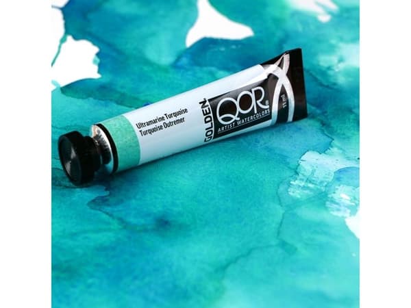 QoR akvarellfarge Ultramarin Turquoise