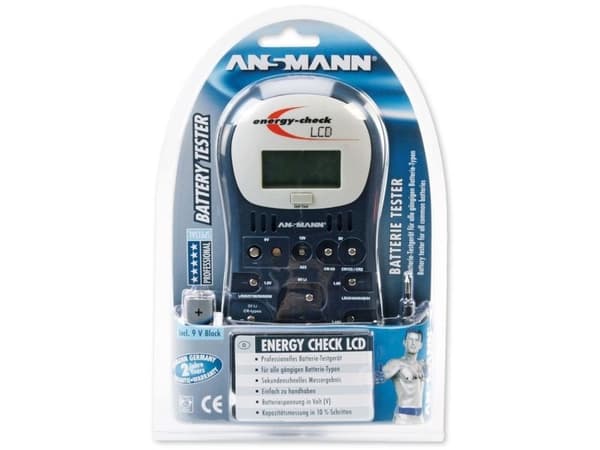 ANSMANN Energy Check LCD - Batteritestare