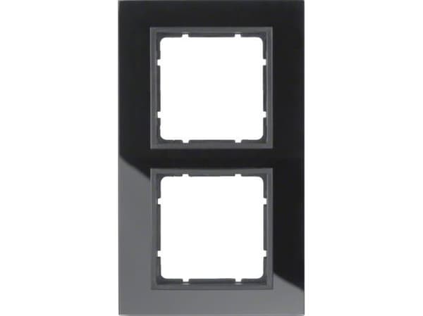 Berker Frame 2 modul B.7 glas antracit