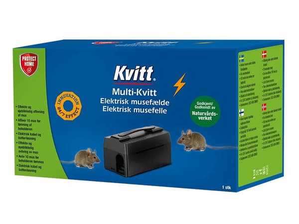 Kvitt® Multi-Kvitt Elektrisk musefælde