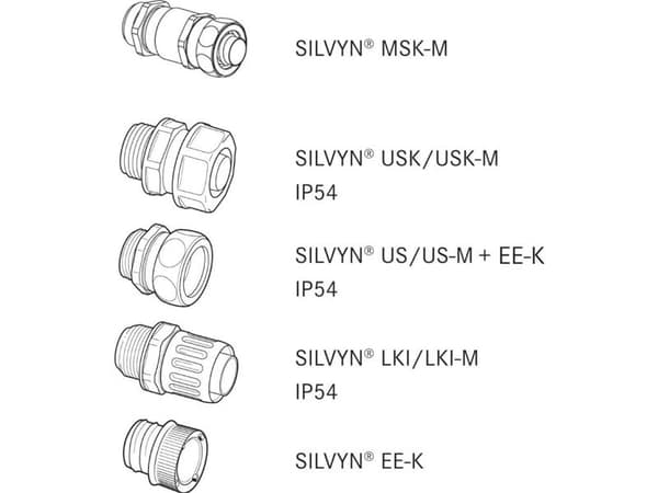 Lapp SILVYN 61711710, Grå, 25 m