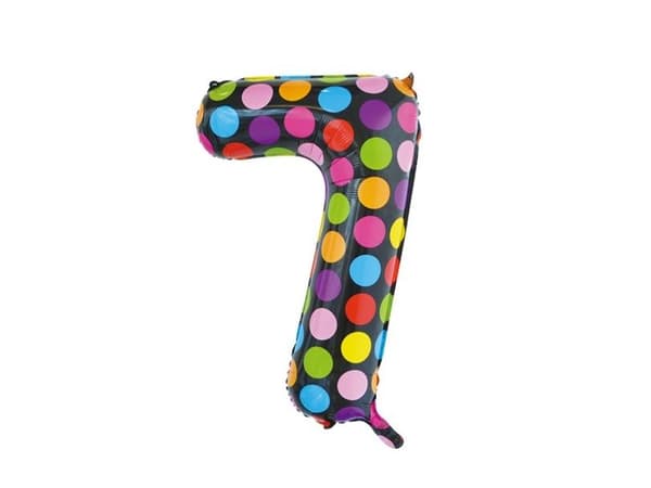 Prickiga sifferballonger 86 cm