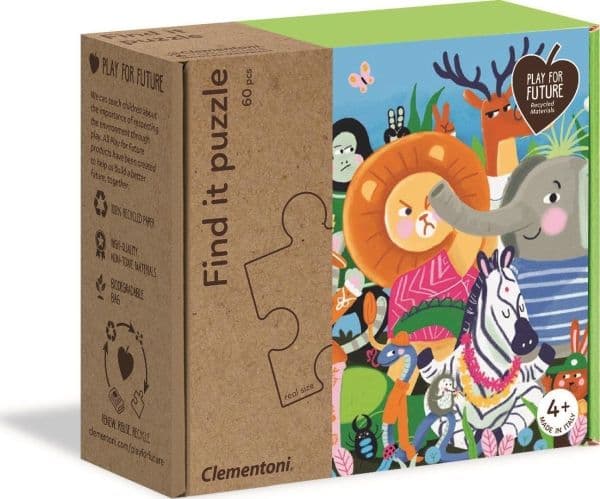 Clementoni palapeli 60 palaa Eläimet