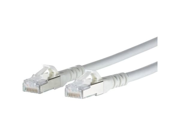BTR NETCOM Cat6A, 7m, 7 m, Cat6a, RJ-45, RJ-45, Hvit