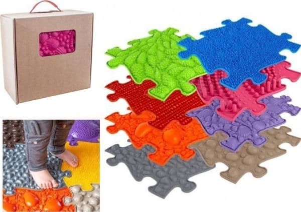 Askato ortopedisk sensorisk skummatte 8 deler