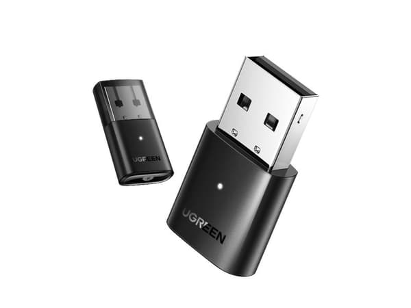 Ugreen - Nettverksadapter - USB 2.0 - Bluetooth 5.0 - sortering