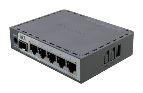 MikroTik hEX S - 2025 Edition - router 5-portars switch - 1GbE, 2.5GbE