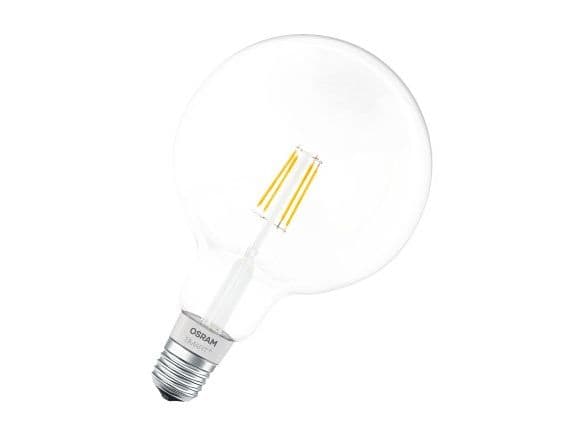 Osram Smart + Filament Globe, Älylamppu, Bluetooth, LED, E27, Lämmin valkoinen, 2700 K
