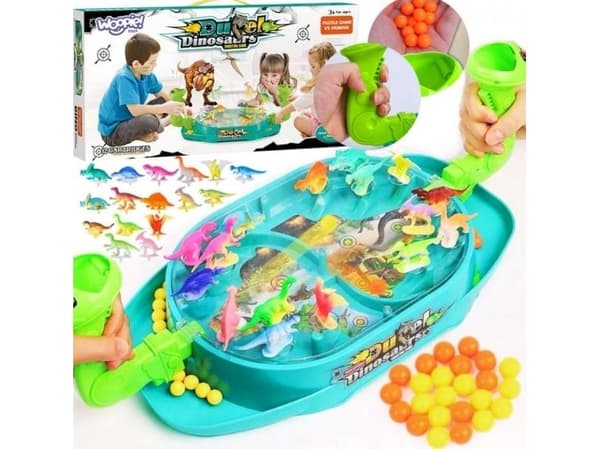 Woopie dinosaur-skytespill for koordinasjonstrening