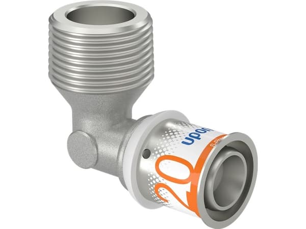 UPONOR S-PRESS PLUS vinkel m/nippel 20x3/4 "MT