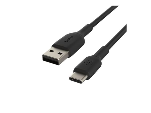 Belkin CAB001BT1MBK, 1 m, USB A, USB C, Musta