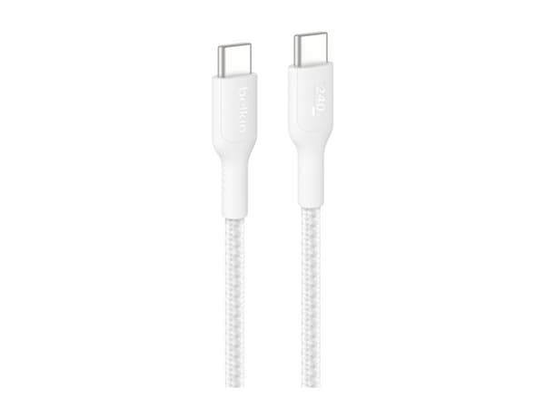 Belkin BoostCharge Pro, 2 m, USB C, USB C, Valkoinen