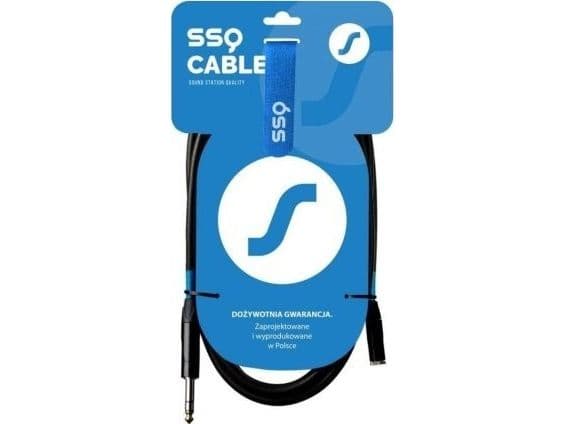 SSQ JSG5 - 6.3 stereo jack / 3.5 stereo jack-kontakt