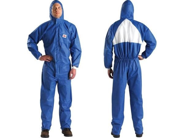 3M 4530, Blå, Hvit, M, Voksen, Unisex, Glidelås, Front