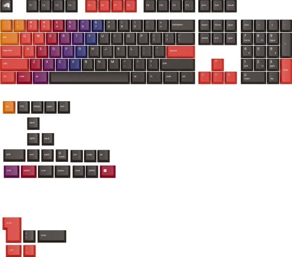 Glorious GPBT Gradient keycaps