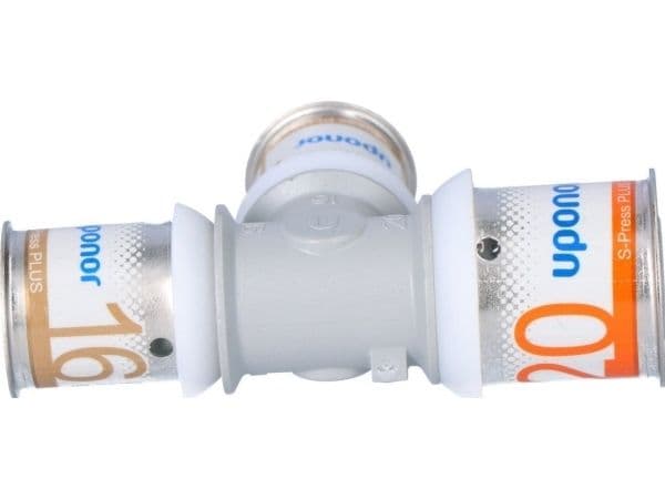 Uponor S-Press Plus reducerande T-stycke PPSU 20-16-16