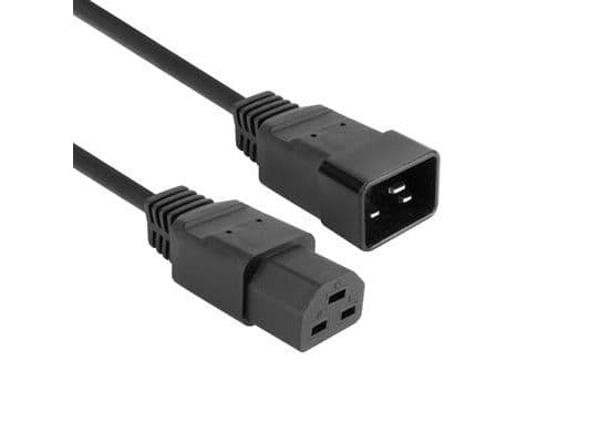 ACT POWERCORD C20 - C21 BK 2.00M