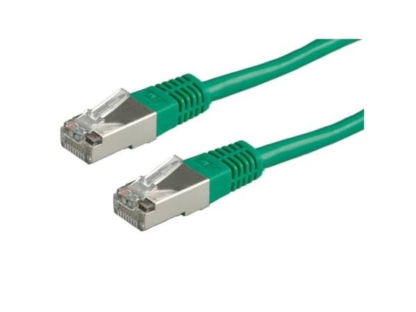 Value S/FTP (PiMF) Patch Cord Cat.6, green 3 m, Grön