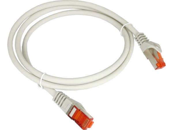 Alantec patchkabel S/FTP kat. 6A LSOH 0,25 m grå