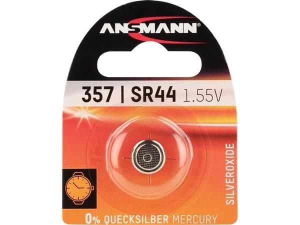 ANSMANN - Batteri SR44 - sølvoksid - 158 mAh