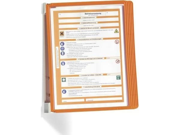 Durable 5551-09, Poträtt, A4, Orange