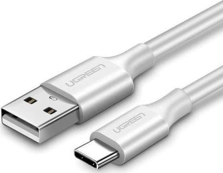 Ugreen 60121, 1 m, USB A, USB C, USB 2.0, 0,48 Gbit/s, Vit