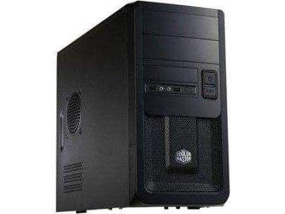 Cooler Master Elite 343 – tornikotelo – micro-ATX – ilman virtalähdettä (ATX / PS/2) – musta – USB/ääni