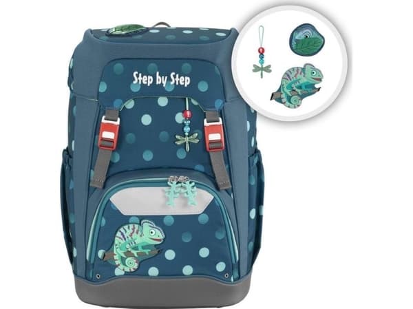 Step by Step skolesekk "Tropical Chameleon"