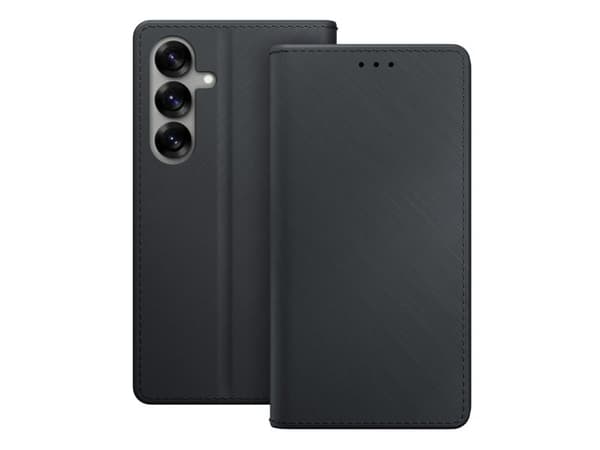 3mk Wallet Case etui til Samsung Galaxy S25+ - sort
