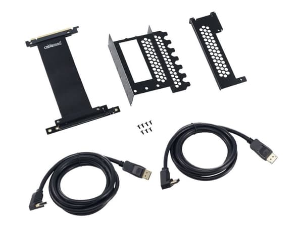 CableMod - PCIe-kortkonsol - DisplayPort x 2 - svart