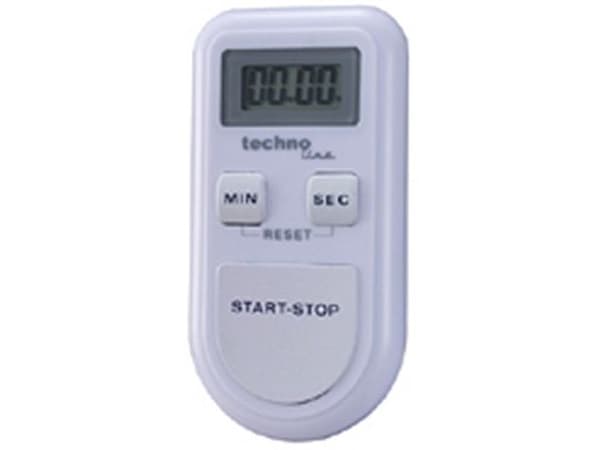 Technoline Timer KT100, weiss, Hvit, Digitalt, LCD, Knapper, 1 kanaler, CE