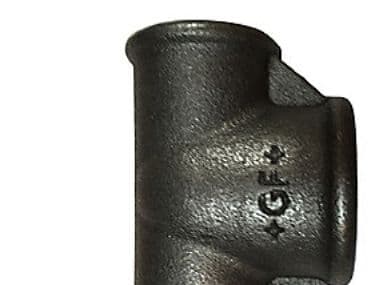 GF GEORG FISCHER 1/2 - 3/4 - 1/2 sort tee