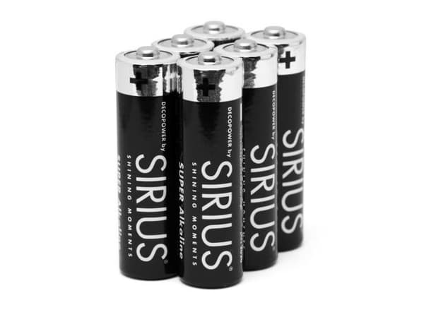 Sirius DecoPower AA-batteri - 6 stk