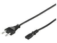 MicroConnect Power Cord Notebook - Strömkabel - 1.5 m - svart