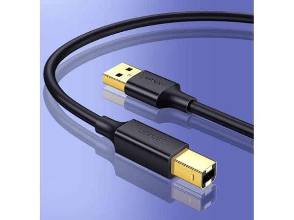 Ugreen US135, 1,5 m, USB A, USB B, USB 2.0, 0,48 Gbit/sek., Sort