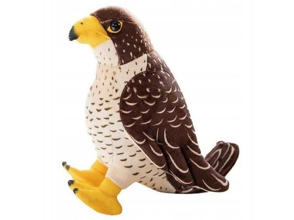 Plush Mascot Huggable Bird Falcon Brown 30cm