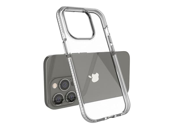 Spring Case-deksel til iPhone 14 Pro - silikondeksel med ramme lys blå