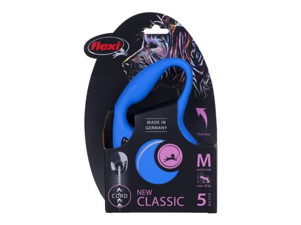 Flexi New Classic Flexibelt hundkoppel 5 m