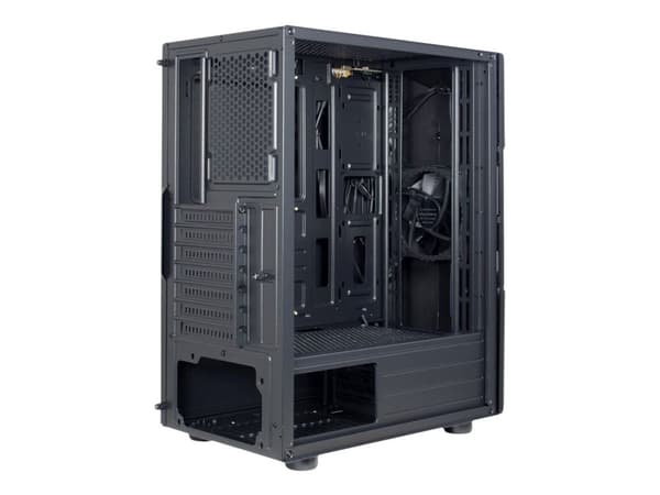 Inter-Tech IT-3306 CAVY, Tower, PC, Musta, ATX, ITX, mikro ATX, Akryyli, Multi
