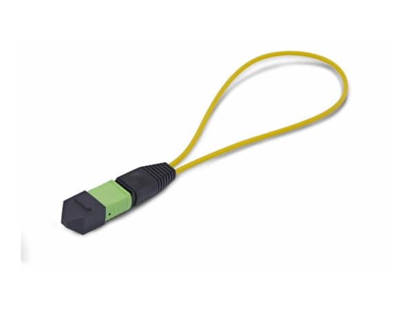 StarTech.com LOOPBACKMTP12OS2SMM, Fiber cable tester, MPO/MTP, Loopback testing, Musta, Vihreä, Keltainen, Akryylinitriilibutadieenistyreeni (ABS),...