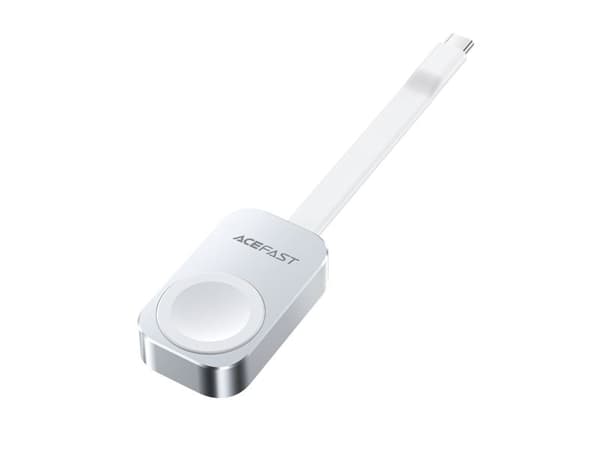 Acefast trådlös laddare E21 5W för Apple Watch silver