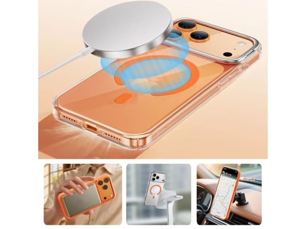 Tech-Protect MMP-200 magnetiskt MagSafe ringfäste Cosmic Orange