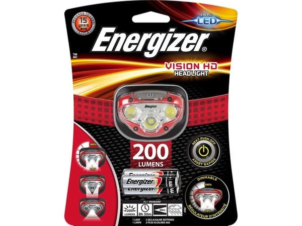 Energizer Headlight Vision 3AAA 300 LM ajovalo