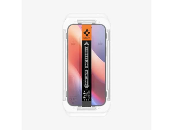 Spigen GLAS.tR EZ Fit, Apple, iPhone 16 Pro Max, Transparent, 2 styck