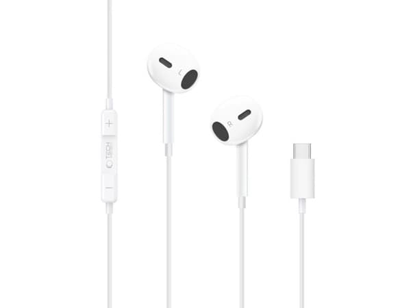 Tech-Protect Ultraboost Core G2 USB-C-hodetelefoner - hvit