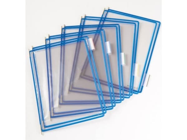 Tarifold Lommer PVC A4 10st Blå