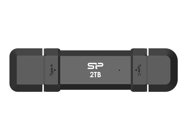 Silicon Power Marvel Xtreme DS72 - USB flash-enhet - 1 TB - USB 3.1 Gen 2 / USB-C 3.2 Gen 2 - svart