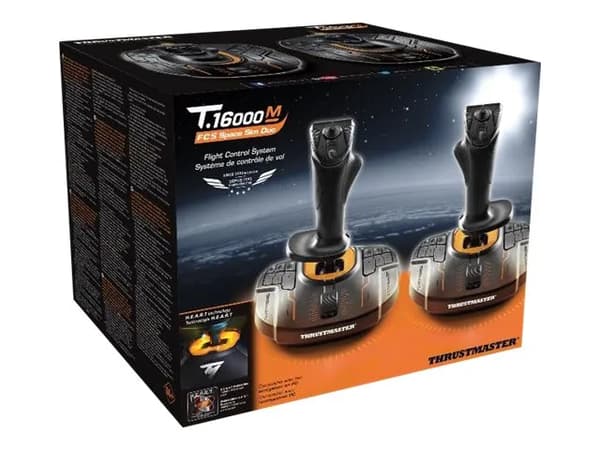 ThrustMaster T.16000M FCS Space Sim Duo - Joystick - 16 knapper - kablet (en pakke 2)