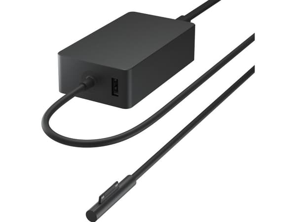 Microsoft Surface 65W Power Supply, Sisätila, AC, 1,7 m, Musta